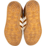 Gucci x Adidas Red Leather Monogram GG Canvas Gazelle Sneakers (US 3 ½ / EU 34)