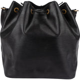 Louis Vuitton Noir Epi Leather Sac Noé Petit Shoulder Bag