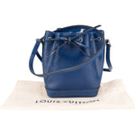 [🔄️B24 / F10] Louis Vuitton Blue Epi Leather Sac Noé Petit Crossbody Bag - vintageandkickz