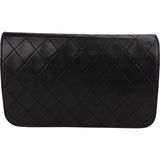 Chanel Quilted Lambskin 24K Gold Single Flap Shoulder Bag
