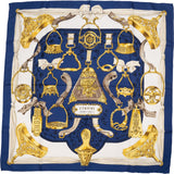 Hermès Etriers Silk Carre 90 Scarf Tuch