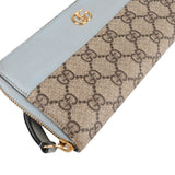 Gucci Monogram GG Supreme Marmont Zip Around Wallet
