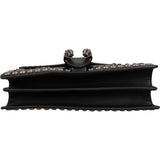 Gucci Black Soft Leather Dionysus Studded Shoulder Bag
