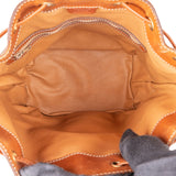 Celine Macadam Canvas Drawstring Bucket Shoulder Bag