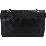 Chanel Quilted Lambskin 24K Gold Single Flap Crossbody Bag