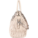 Prada Matelassé Nappa Leather Gaufre Satchel Handbag