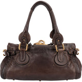 Chloé Pebbled Leather Paddington Handbag