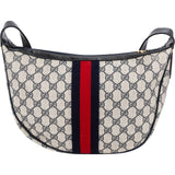 Gucci Monogram Vintage GG Supreme Web Hobo Shoulder Bag