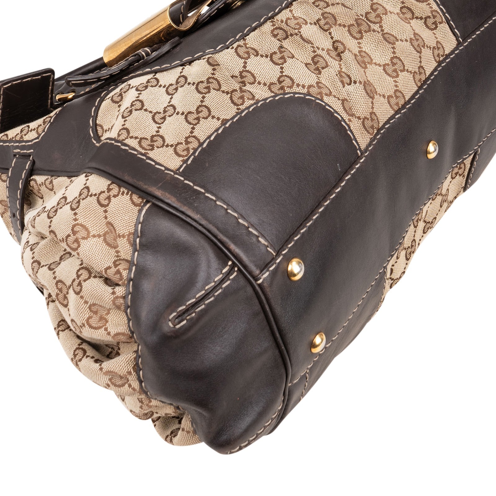 Gucci GG Monogram Hysteria Top Handle Handbag - vintageandkickz