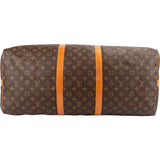 Louis Vuitton Monogram Canvas Keepall 60 Bandoulière Travel Bag
