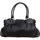 Salvatore Ferragamo Black Leather Marisa Handbag