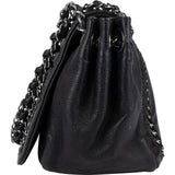 Chanel Calfskin CC Single Flap Shoulder Bag
