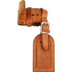 [🔄️B21 / F21] Louis Vuitton Vachetta Leather Luggage Tag - vintageandkickz