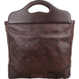 Gucci Guccissima Leather Punch Top Handle Horsebit Large Tote Handbag
