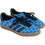 Gucci x Adidas Blue Monogram GG Canvas Gazelle Sneakers (US 8½ / EU 42)