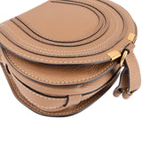 Chloé Grained Leather Marcie Mini Saddle Crossbody Bag