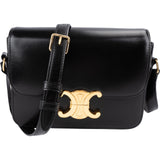 Celine Shiny Calfskin Teen Triomphe Crossbody Bag