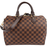 Louis Vuitton Monogram Damier Ebene Speedy 30 Bandoulière Handbag