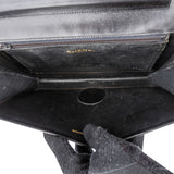 Chanel Noir Boxcalf CC Single Flap Shoulder Bag