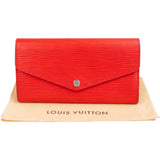 Louis Vuitton Red Epi Leather Sarah Wallet