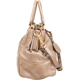 Miu Miu Vitello Shine Satchel Handbag