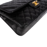 Chanel Quilted Lambskin Medium Double Flap Shoulder Bag