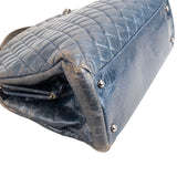 Chanel Quilted Crinkled Lambskin Just Mademoiselle Bowling Shoulder Bag