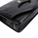 Chanel Quilted Lambskin Top Handle Wallet On Chain Crossbody Bag