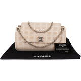 Chanel Travel Line Monogram Single Flap Crossbody Bag