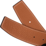 Hermès Reversible Leather H au Carre Belt (110)