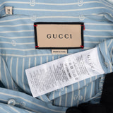 Gucci Blue Striped Monogramm GG Longsleeve Blouse Shirt (IT 38 / 15)