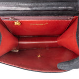 Chanel Quilted Lambskin 24K Gold Single Flap Shoulder Bag