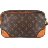 Louis Vuitton Canvas Monogram Marly Dragonne Clutch