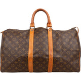 Louis Vuitton Monogram Canvas Keepall 45 Travel Bag