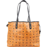 MCM Monogram Visetos Liz Shopper Tote Shoulder Bag
