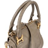 Chloé Grained Calfskin Marcie Satchel Handbag