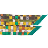 Hermès Timbres Mosaic Silk Twilly Tuch Scarf