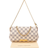 Louis Vuitton Monogram Damier Azur Canvas Favorite PM Crossbody Bag