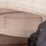 Saint Laurent Croc-Embossed Leather Sunset Crossbody Bag