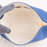 Hermès Blue Canvas Bride-a-Brac Case Toiletry Bag
