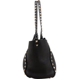 Valentino Garavani Grained Calfskin Rockstud Tote Handbag