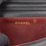Chanel Quilted Lambskin Mini 24K Gold Single Flap Shoulder Bag