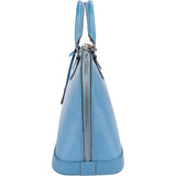 Louis Vuitton Light Blue Epi Leather Alma PM Handbag