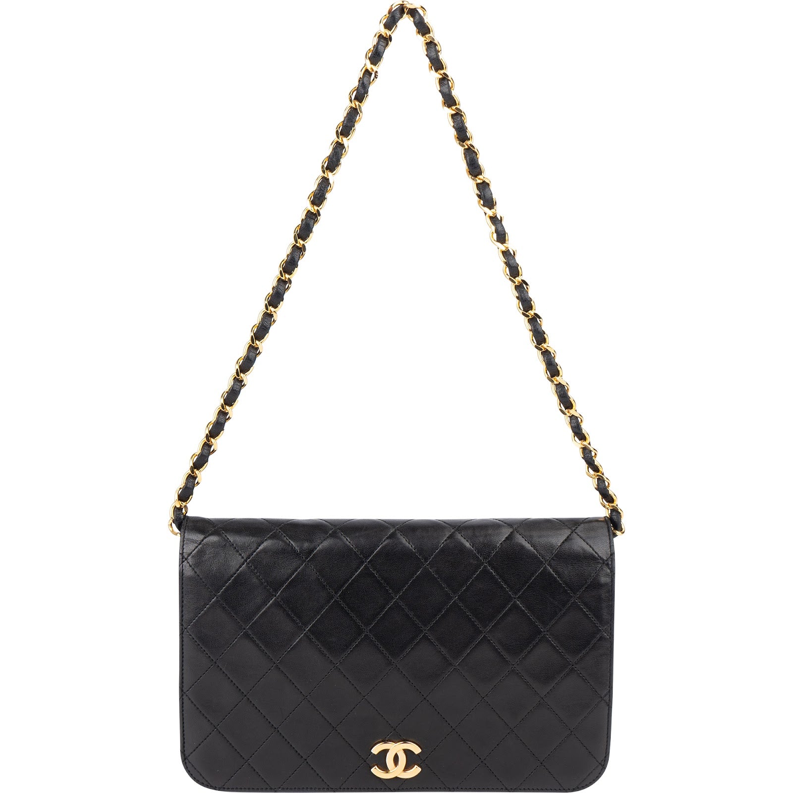 [🔄️B08 / F14] Chanel Quilted Lambskin Medium Double Flap Crossbody Bag - vintageandkickz