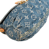 Louis Vuitton Monogram Denim Mini Pleaty Handbag