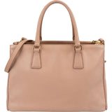 Prada Beige Saffiano Leather Galleria Handbag