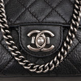Chanel Quilted Calfskin Coco Sporran Single Flap Crossbody Bag