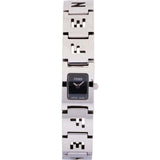 Fendi Silver Tone Emblem Bracelet 3150L Woman Watch