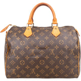 Louis Vuitton Monogram Canvas Speedy 30 Handbag