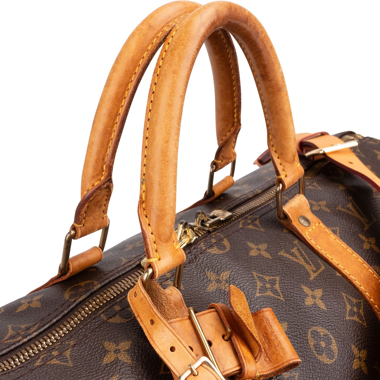 Louis Vuitton Monogram Canvas Keepall 50 Bandoulière Travel Bag